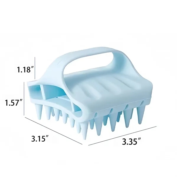 Soft Silicone Scalp Massager Brush For Hair Care Wellness - Soft Silicone Scalp Massager Brush For Hair Care Wellness - Image 1 of 10