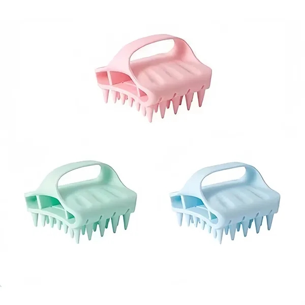 Soft Silicone Scalp Massager Brush For Hair Care Wellness - Soft Silicone Scalp Massager Brush For Hair Care Wellness - Image 2 of 10