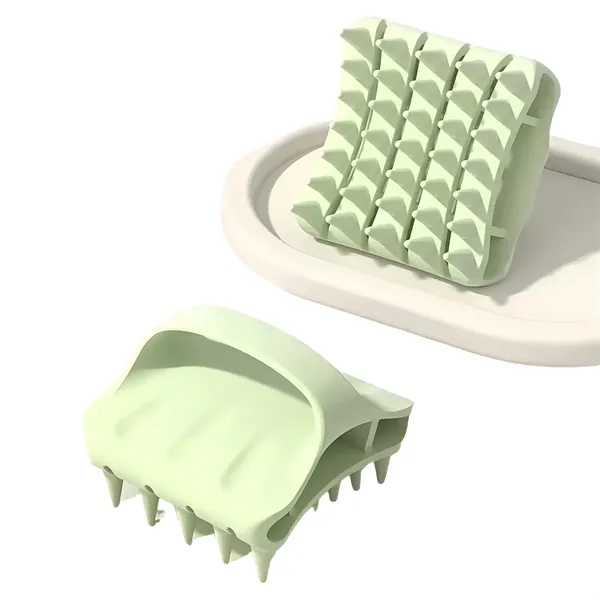 Soft Silicone Scalp Massager Brush For Hair Care Wellness - Soft Silicone Scalp Massager Brush For Hair Care Wellness - Image 4 of 10