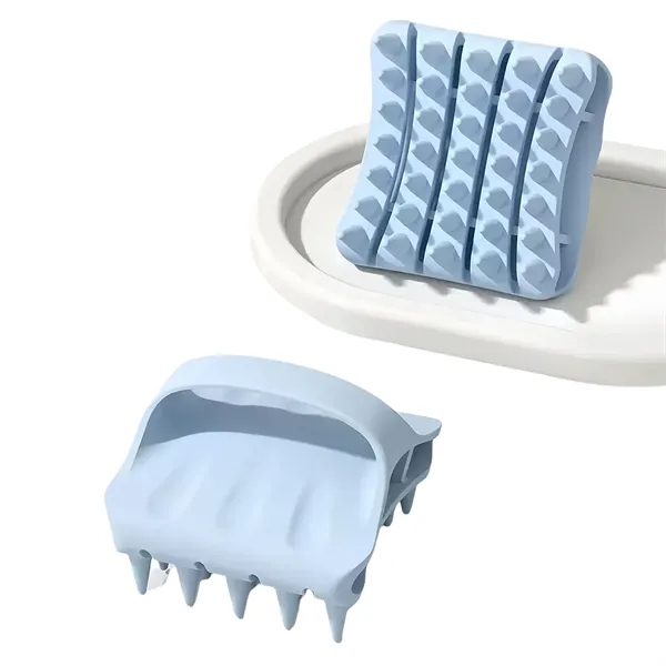 Soft Silicone Scalp Massager Brush For Hair Care Wellness - Soft Silicone Scalp Massager Brush For Hair Care Wellness - Image 5 of 10