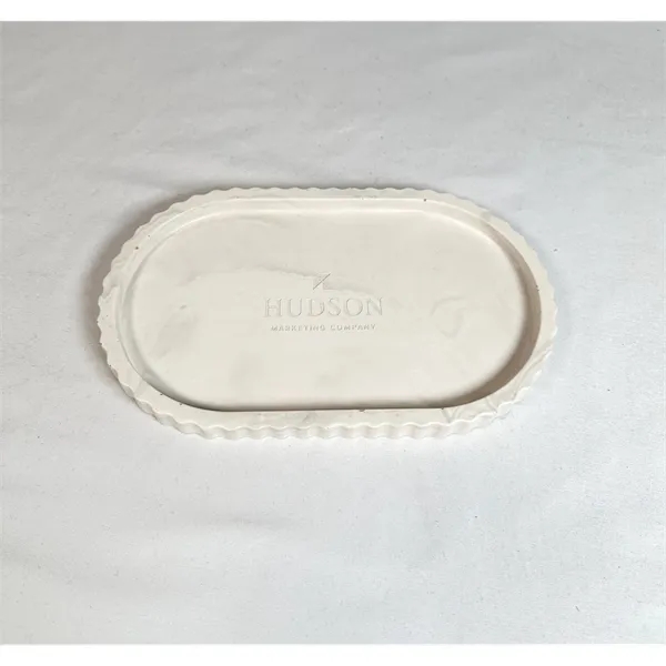 Fluted Oval Tray - Stoneware Collection - Fluted Oval Tray - Stoneware Collection - Image 1 of 3