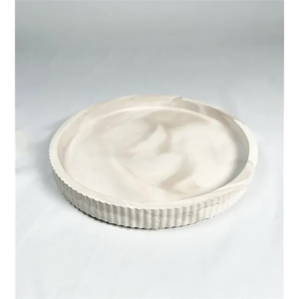 Fluted Round Tray - Stoneware Collection - Fluted Round Tray - Stoneware Collection - Image 1 of 3