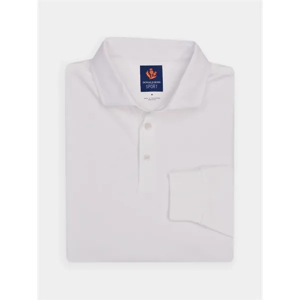 Donald Ross Brooks Long Sleeve Sport Fit Polo