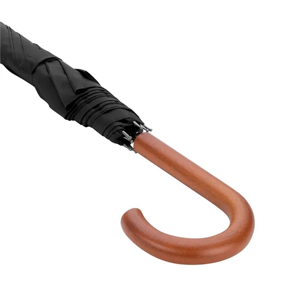 Shed Rain™ 48" Wood-Handled Auto-Open Stick Umbrella - Shed Rain™ 48" Wood-Handled Auto-Open Stick Umbrella - Image 6 of 9