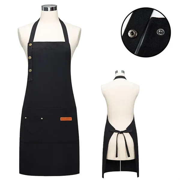 Chef Apron With Adjustable Shoulder Straps - Chef Apron With Adjustable Shoulder Straps - Image 1 of 2