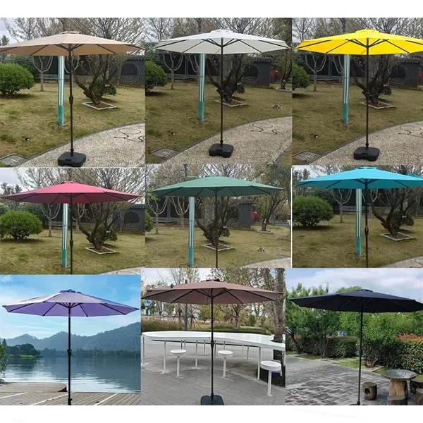 9FT Patio Umbrella Market Table Gardon Umbrella - 9FT Patio Umbrella Market Table Gardon Umbrella - Image 1 of 2