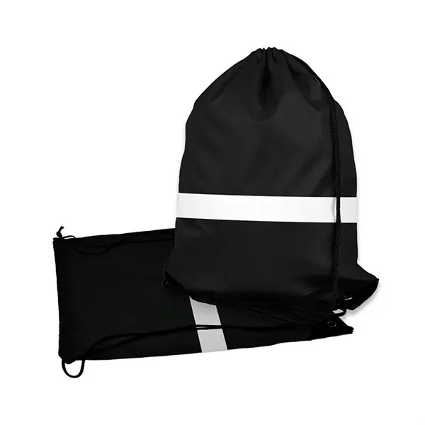 Outdoor Reflective Drawstring Bag - Outdoor Reflective Drawstring Bag - Image 1 of 8