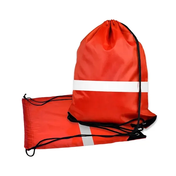 Outdoor Reflective Drawstring Bag - Outdoor Reflective Drawstring Bag - Image 2 of 8