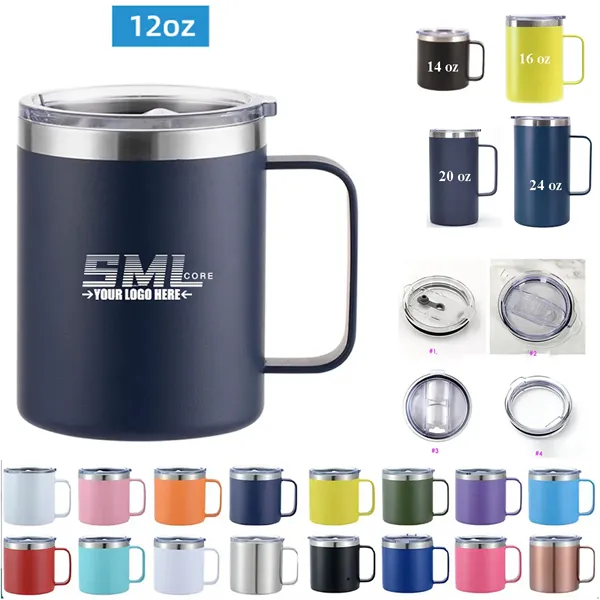 12 oz Stainless steel Camper Coffee Mug - 12 oz Stainless steel Camper Coffee Mug - Image 0 of 2