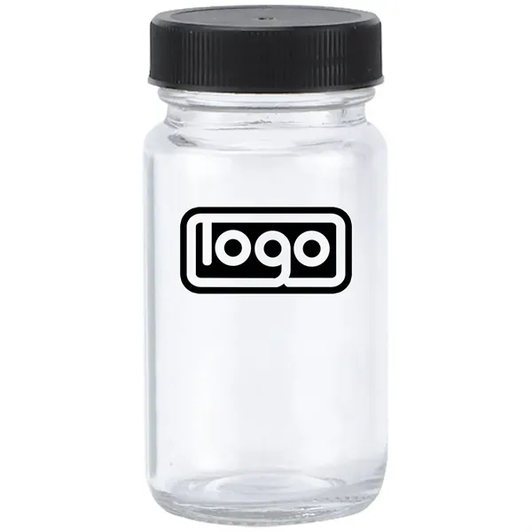 2 OZ Portable Leakproof Glass Jars w/ Lids - 2 OZ Portable Leakproof Glass Jars w/ Lids - Image 0 of 5