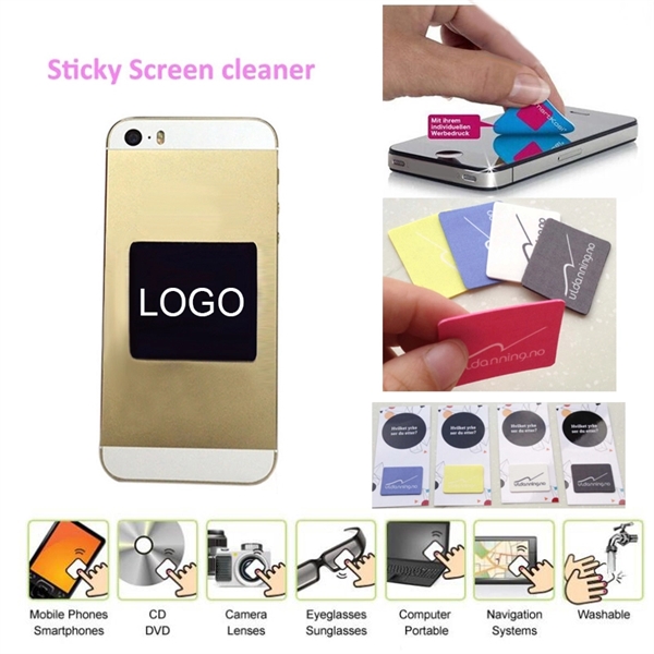 Microfiber Cell Phone cleaner sticker - Microfiber Cell Phone cleaner sticker - Image 0 of 0