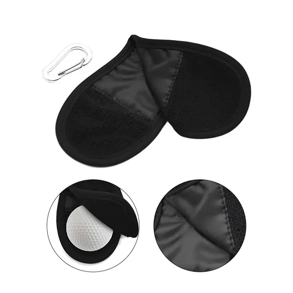 Reusable Portable Golf Ball Cleaning Towel Keychain Hook - Reusable Portable Golf Ball Cleaning Towel Keychain Hook - Image 4 of 8