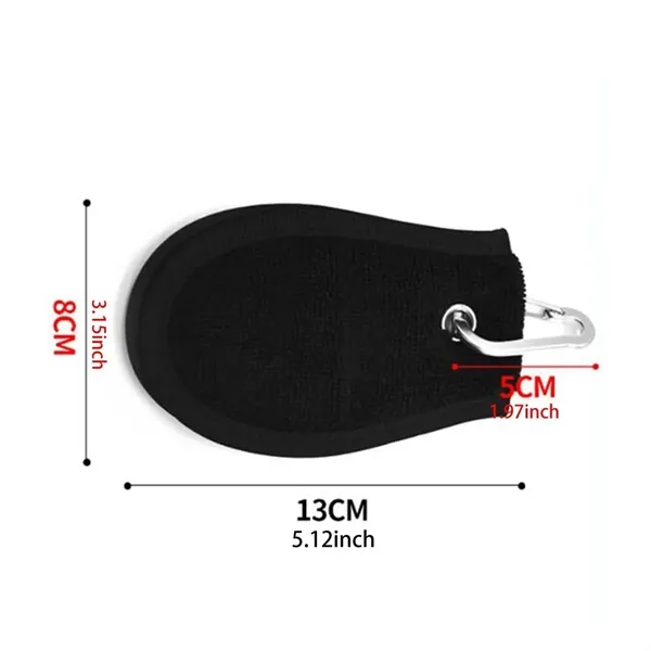 Reusable Portable Golf Ball Cleaning Towel Keychain Hook - Reusable Portable Golf Ball Cleaning Towel Keychain Hook - Image 8 of 8