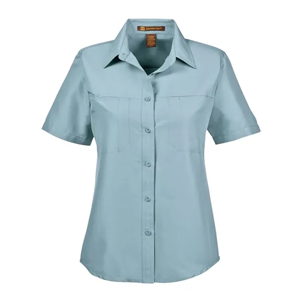 Harriton Men's Foundation Cotton Twill Dress Shirt with T... - Harriton Men's Foundation Cotton Twill Dress Shirt with T... - Image 2 of 7