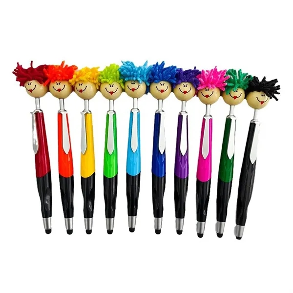 Mop Head Ballpoint Pens w/ Screen Cleaner - Mop Head Ballpoint Pens w/ Screen Cleaner - Image 4 of 4