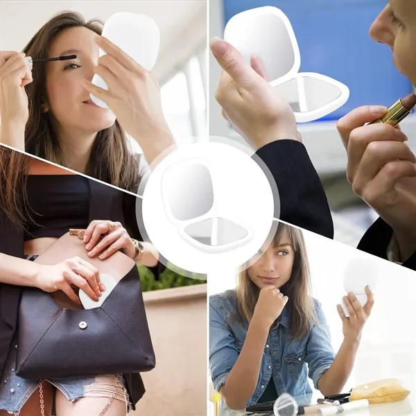 LED Compact Mirror with Light - LED Compact Mirror with Light - Image 4 of 4