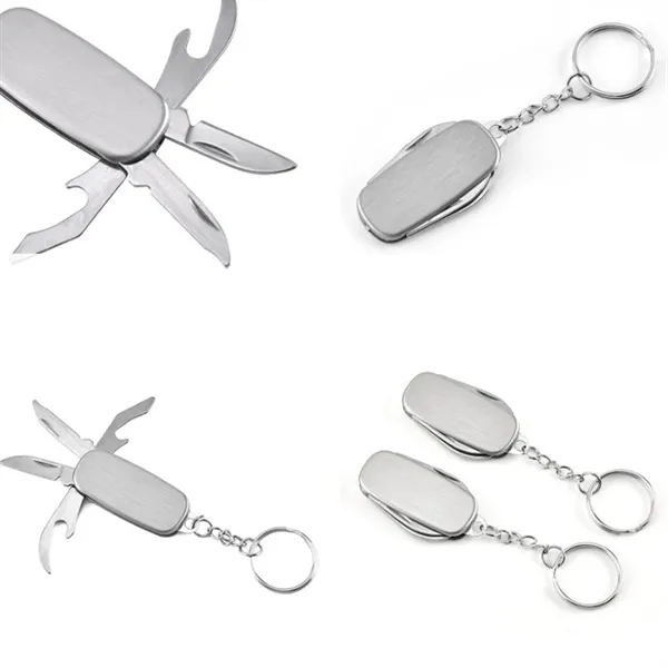 Multi-Function Stainless Steel Keychain Knife - Multi-Function Stainless Steel Keychain Knife - Image 3 of 5