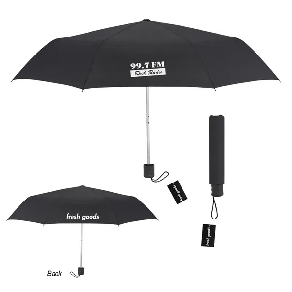 Fresh Goods 42" Arc Budget Telescopic Umbrella - Fresh Goods 42" Arc Budget Telescopic Umbrella - Image 3 of 4