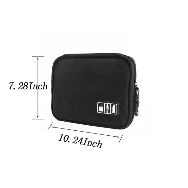 Portable Tech Organizer Bag for Electronics & Cables - Portable Tech Organizer Bag for Electronics & Cables - Image 2 of 8