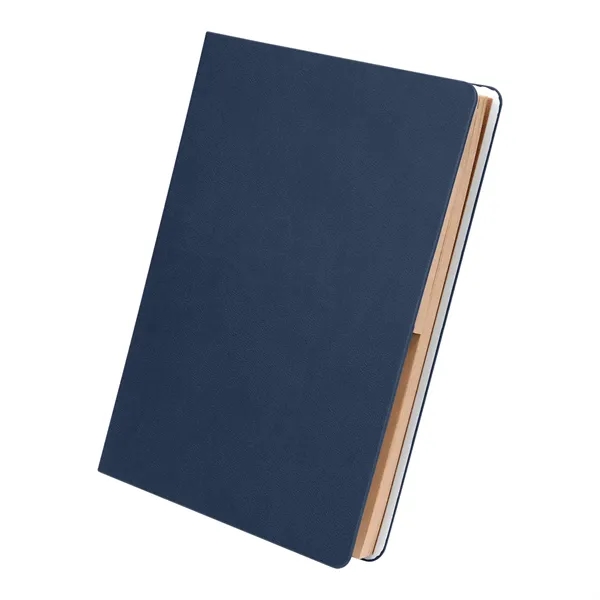 Theo Recycled PU Notebook With Kraft Paper and Sticky Notes - Theo Recycled PU Notebook With Kraft Paper and Sticky Notes - Image 3 of 6
