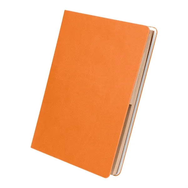 Theo Recycled PU Notebook With Kraft Paper and Sticky Notes - Theo Recycled PU Notebook With Kraft Paper and Sticky Notes - Image 4 of 6