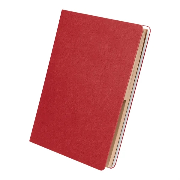 Theo Recycled PU Notebook With Kraft Paper and Sticky Notes - Theo Recycled PU Notebook With Kraft Paper and Sticky Notes - Image 5 of 6