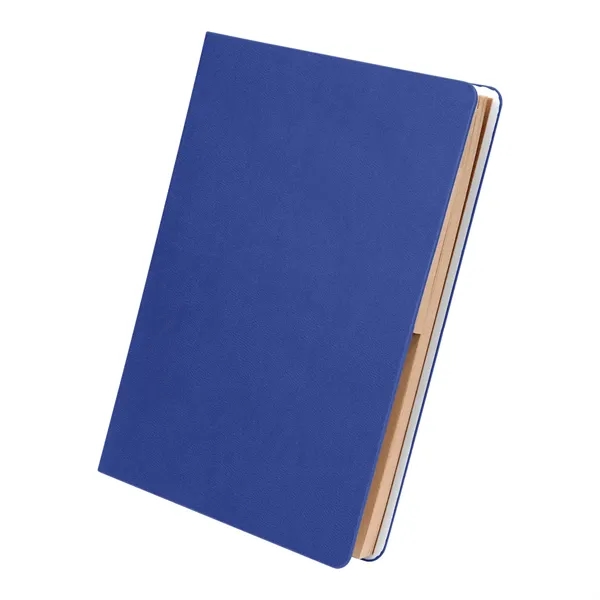Theo Recycled PU Notebook With Kraft Paper and Sticky Notes - Theo Recycled PU Notebook With Kraft Paper and Sticky Notes - Image 6 of 6