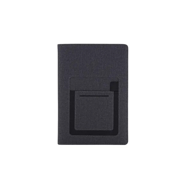 Soft Faux Leather A5 Journal with Pockets and Pen Holder - Soft Faux Leather A5 Journal with Pockets and Pen Holder - Image 4 of 6