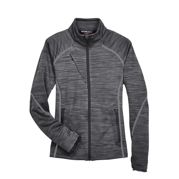 North End Women's Melange Performance Shirt - North End Women's Melange Performance Shirt - Image 3 of 10