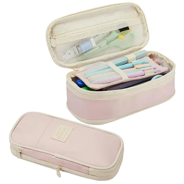 Customized solid color large capacity pencil case - Customized solid color large capacity pencil case - Image 4 of 4