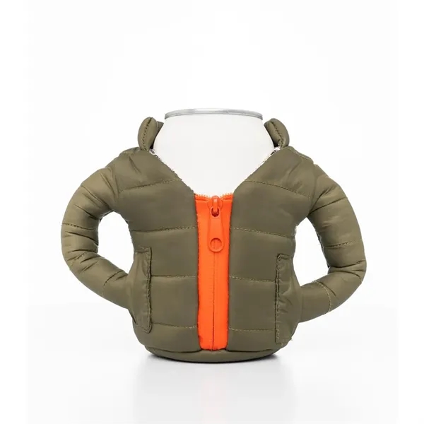 Insulated Can Cooler Puffy Beverage Jacket - Insulated Can Cooler Puffy Beverage Jacket - Image 4 of 4