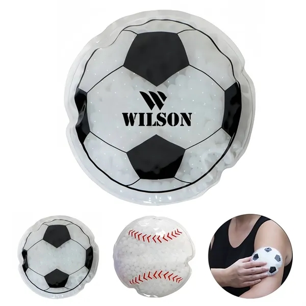 Soccer Ball Hot/Cold Gel Pack - Soccer Ball Hot/Cold Gel Pack - Image 0 of 4