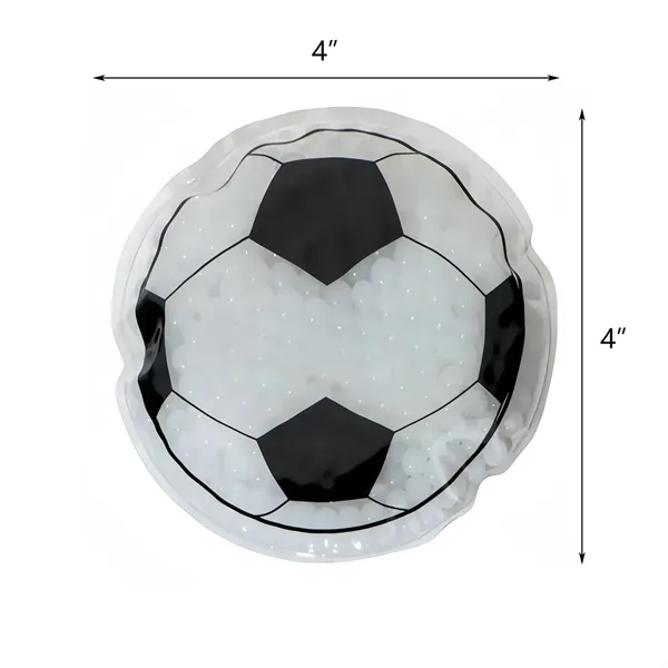 Soccer Ball Hot/Cold Gel Pack - Soccer Ball Hot/Cold Gel Pack - Image 1 of 4