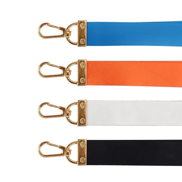 3/4" Full Color Lanyard w/ Gold Swivel J Hook - 3/4" Full Color Lanyard w/ Gold Swivel J Hook - Image 2 of 2