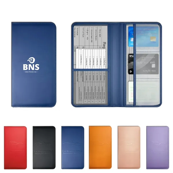 PU Leather Car Registration and Insurance Holder, Car Docume - PU Leather Car Registration and Insurance Holder, Car Docume - Image 0 of 0