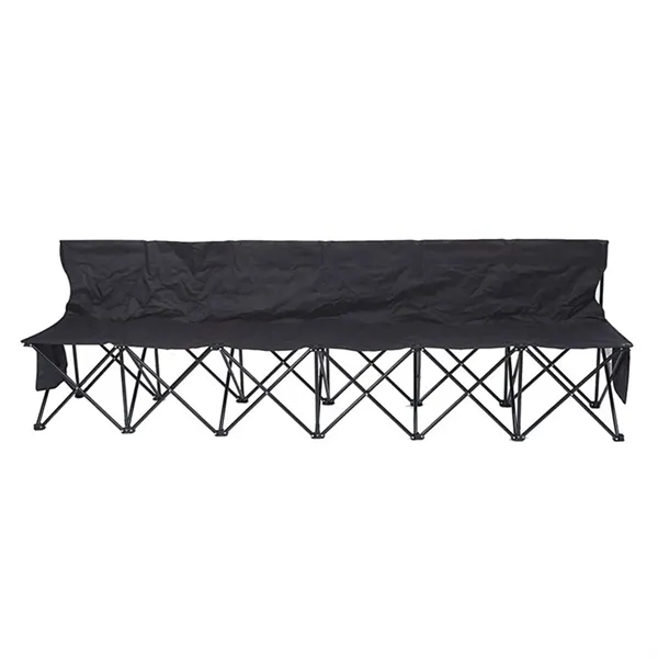 Sideline Bench Chairs 6 Person Bench Stadium Seats - Sideline Bench Chairs 6 Person Bench Stadium Seats - Image 2 of 2