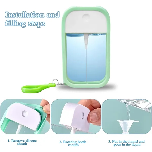 Perfume Hand Sanitizer Spray Bottle with Silicone Case 50 ml - Perfume Hand Sanitizer Spray Bottle with Silicone Case 50 ml - Image 3 of 5
