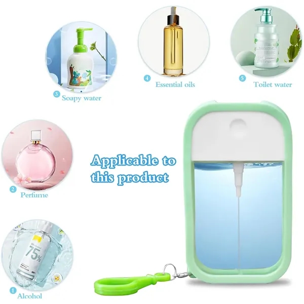 Perfume Hand Sanitizer Spray Bottle with Silicone Case 50 ml - Perfume Hand Sanitizer Spray Bottle with Silicone Case 50 ml - Image 4 of 5