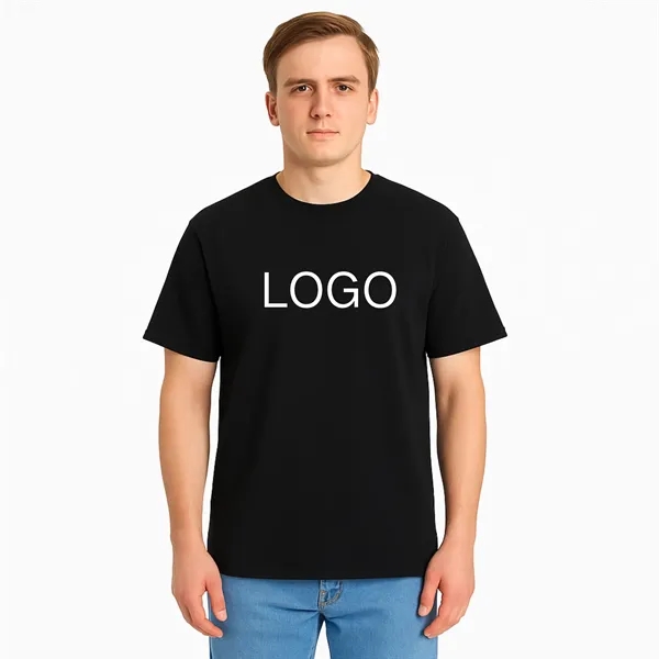 Cotton T-Shirt Custom Short Sleeve Promotional Shirt - Cotton T-Shirt Custom Short Sleeve Promotional Shirt - Image 0 of 11