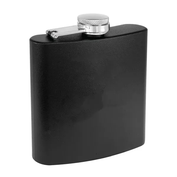 6oz. Matte Powder Coated Stainless Steel Flask - 6oz. Matte Powder Coated Stainless Steel Flask - Image 1 of 38