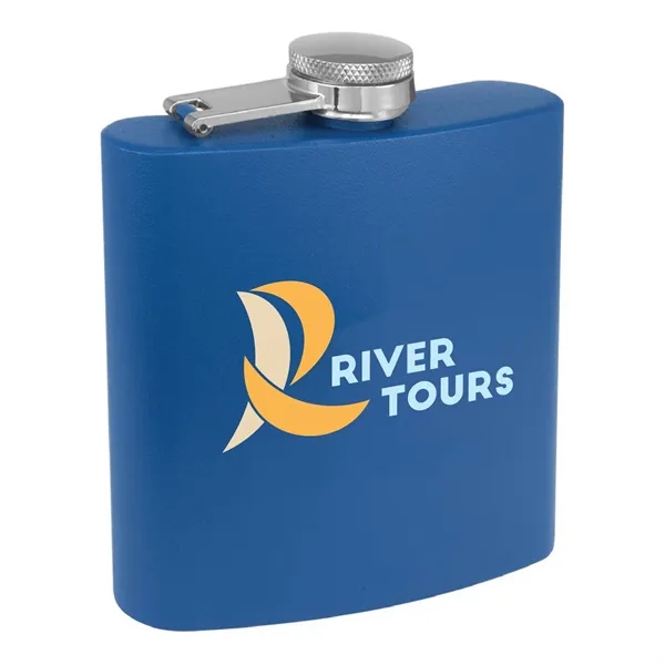 6oz. Matte Powder Coated Stainless Steel Flask - 6oz. Matte Powder Coated Stainless Steel Flask - Image 5 of 38
