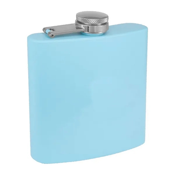 6oz. Matte Powder Coated Stainless Steel Flask - 6oz. Matte Powder Coated Stainless Steel Flask - Image 9 of 38