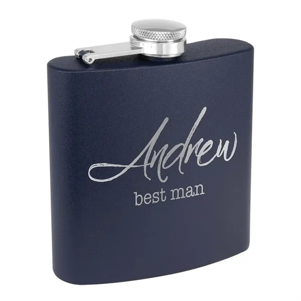 6oz. Matte Powder Coated Stainless Steel Flask - 6oz. Matte Powder Coated Stainless Steel Flask - Image 19 of 38