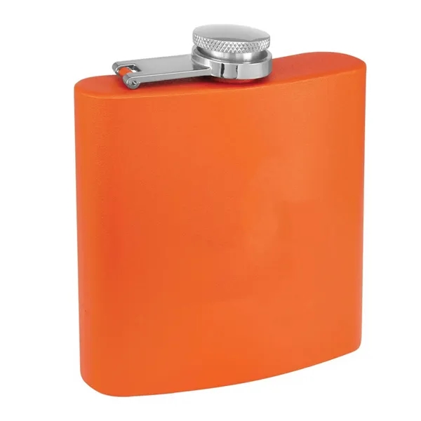 6oz. Matte Powder Coated Stainless Steel Flask - 6oz. Matte Powder Coated Stainless Steel Flask - Image 21 of 38