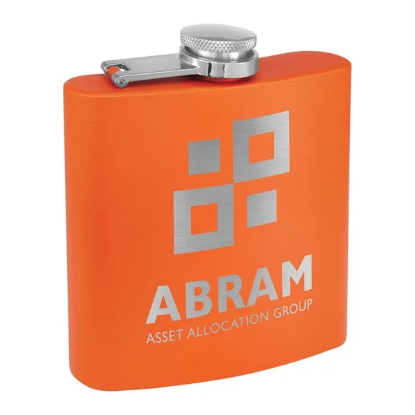 6oz. Matte Powder Coated Stainless Steel Flask - 6oz. Matte Powder Coated Stainless Steel Flask - Image 22 of 38