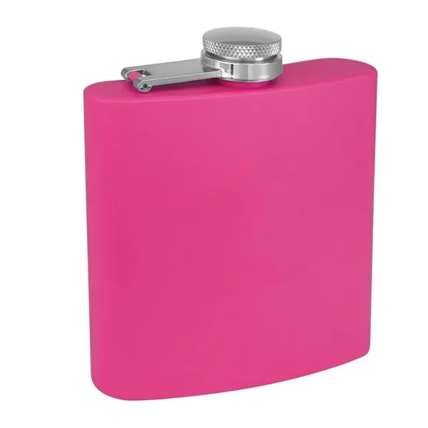 6oz. Matte Powder Coated Stainless Steel Flask - 6oz. Matte Powder Coated Stainless Steel Flask - Image 25 of 38
