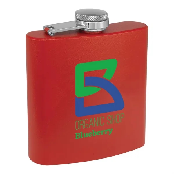 6oz. Matte Powder Coated Stainless Steel Flask - 6oz. Matte Powder Coated Stainless Steel Flask - Image 32 of 38