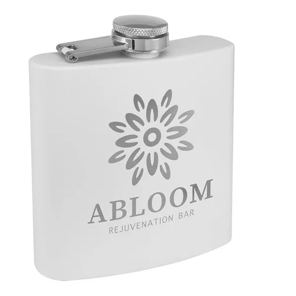 6oz. Matte Powder Coated Stainless Steel Flask - 6oz. Matte Powder Coated Stainless Steel Flask - Image 36 of 38