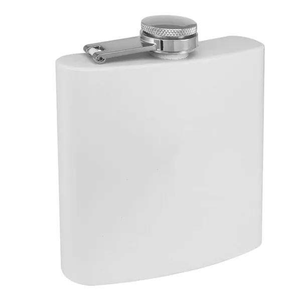 6oz. Matte Powder Coated Stainless Steel Flask - 6oz. Matte Powder Coated Stainless Steel Flask - Image 37 of 38
