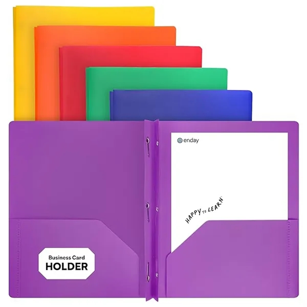 2-Pocket Poly Folder - 2-Pocket Poly Folder - Image 0 of 1